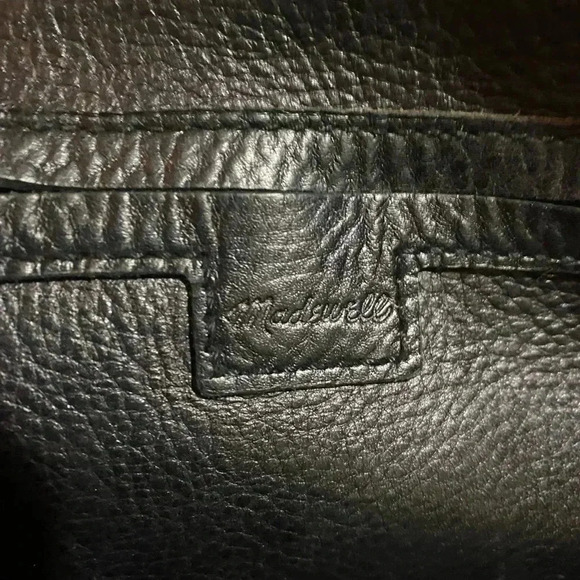Madewell black leather tote handbag - Picture 7 of 7